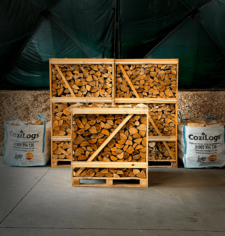 Kiln Dried OAK Firewood Logs Classic Crate 