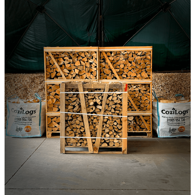 Kiln Dried HORNBEAM Firewood Logs Classic Crate
