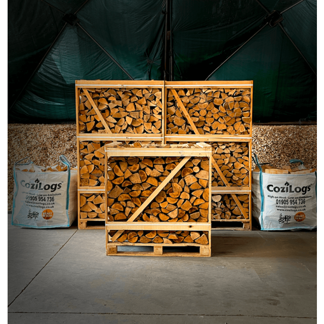 Kiln Dried OAK Firewood Logs Classic Crate 