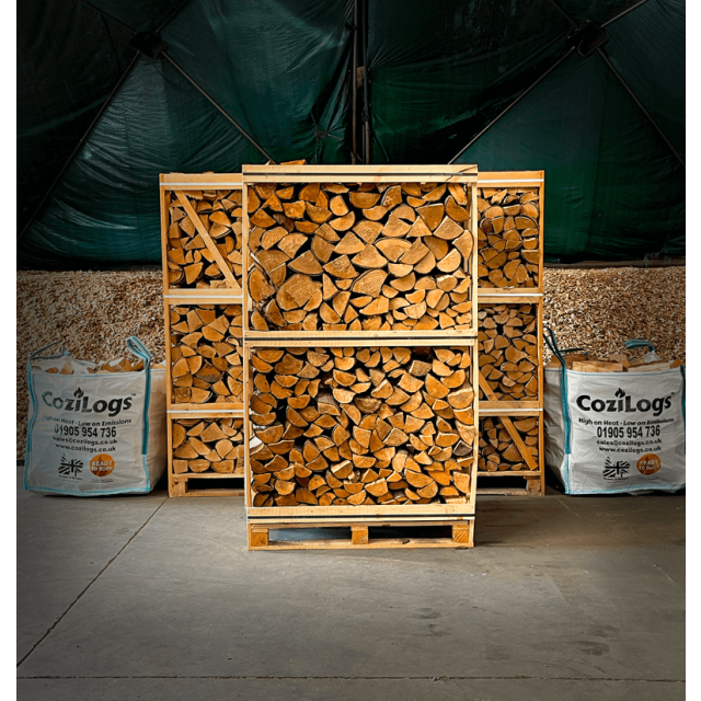 Kiln Dried ALDER Firewood Logs Giant Crate