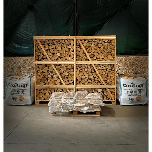 Kiln Dried Hardwood Logs 20 Bags