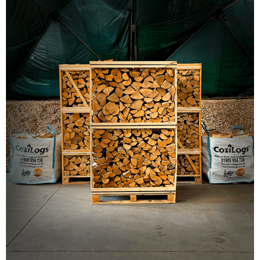 Kiln Dried ALDER Firewood Logs Giant Crate