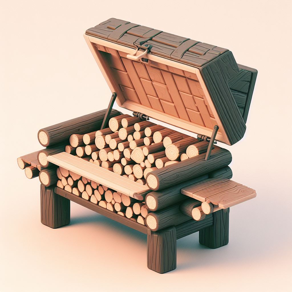 Convertible-Firewood-Bench