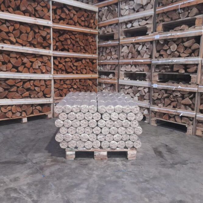 Briquettes Virgin Wood Half Pallet
