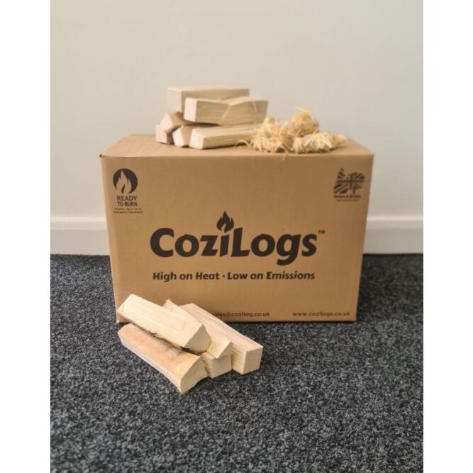 20cm pizza logs with 10 firelighters