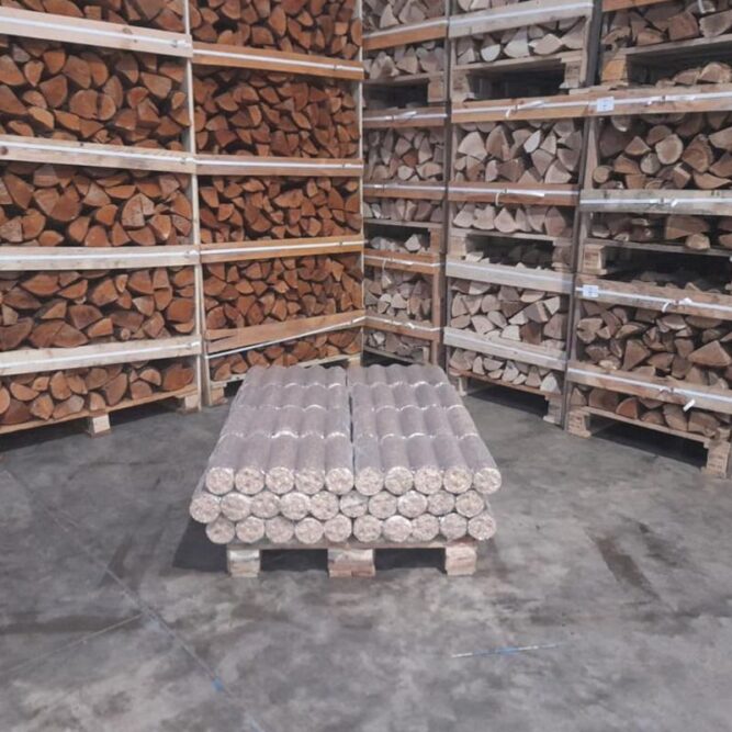 Briquettes Virgin Wood QTR Pallet