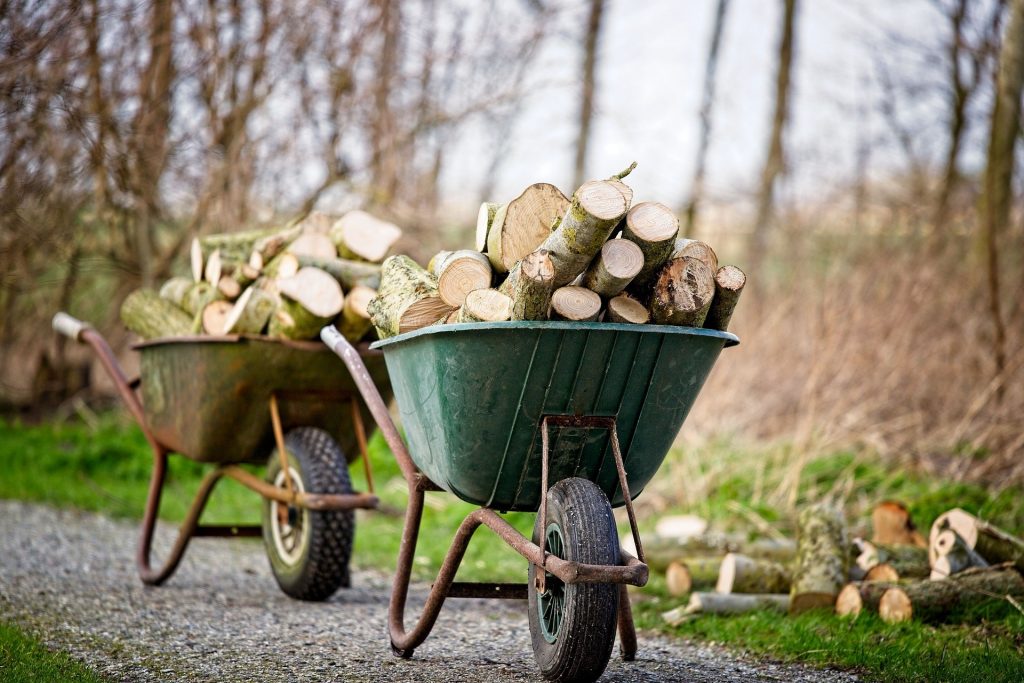Firewood has to be split correctly to ensure it burns efficiently and effectively