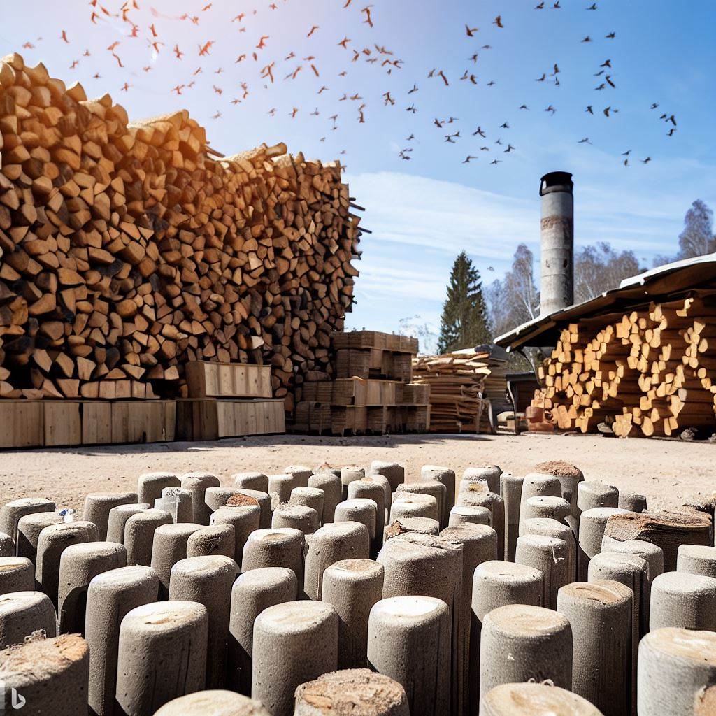 Wooden briquettes, firewood and kiln dried logs are all options