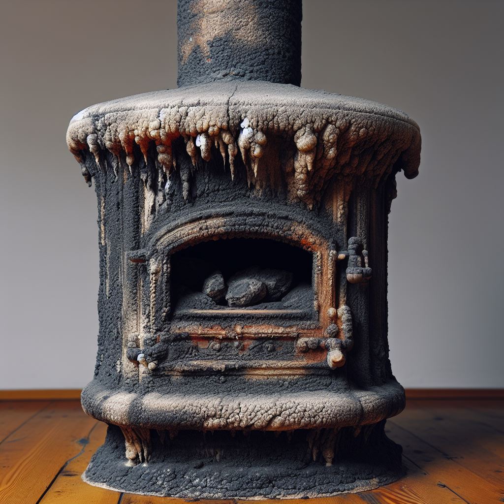 Avoid creosote build-up by not burning green wood